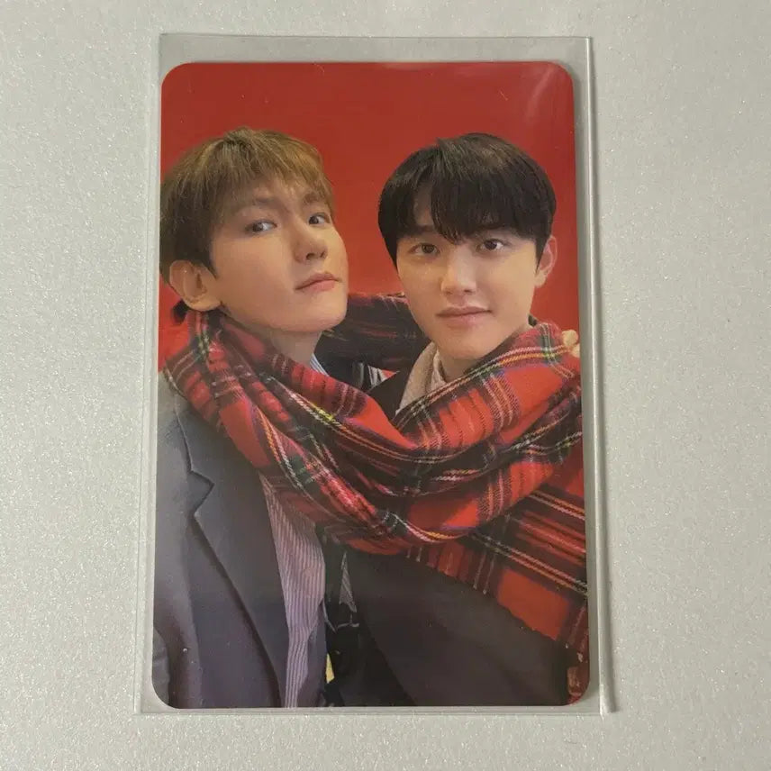 엑소 백현 디오 2024 시즌그리팅 시그 유닛 포카