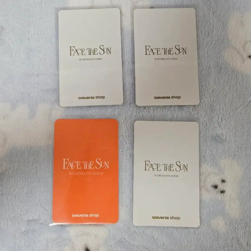 세븐틴 포카 위버스샵 영통 특전