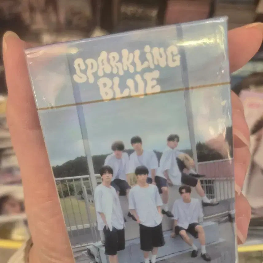 (새상품)투어스 템페스트 Sparkling Blue 포카 비공굿