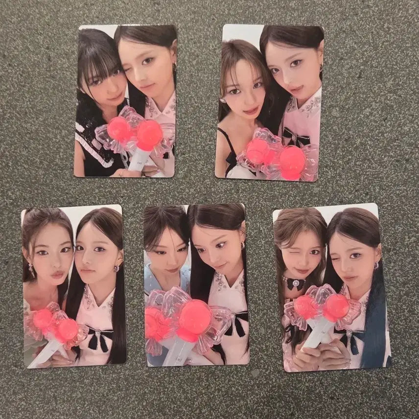 이즈나 응원봉 라이트밴드 지민 유닛포카