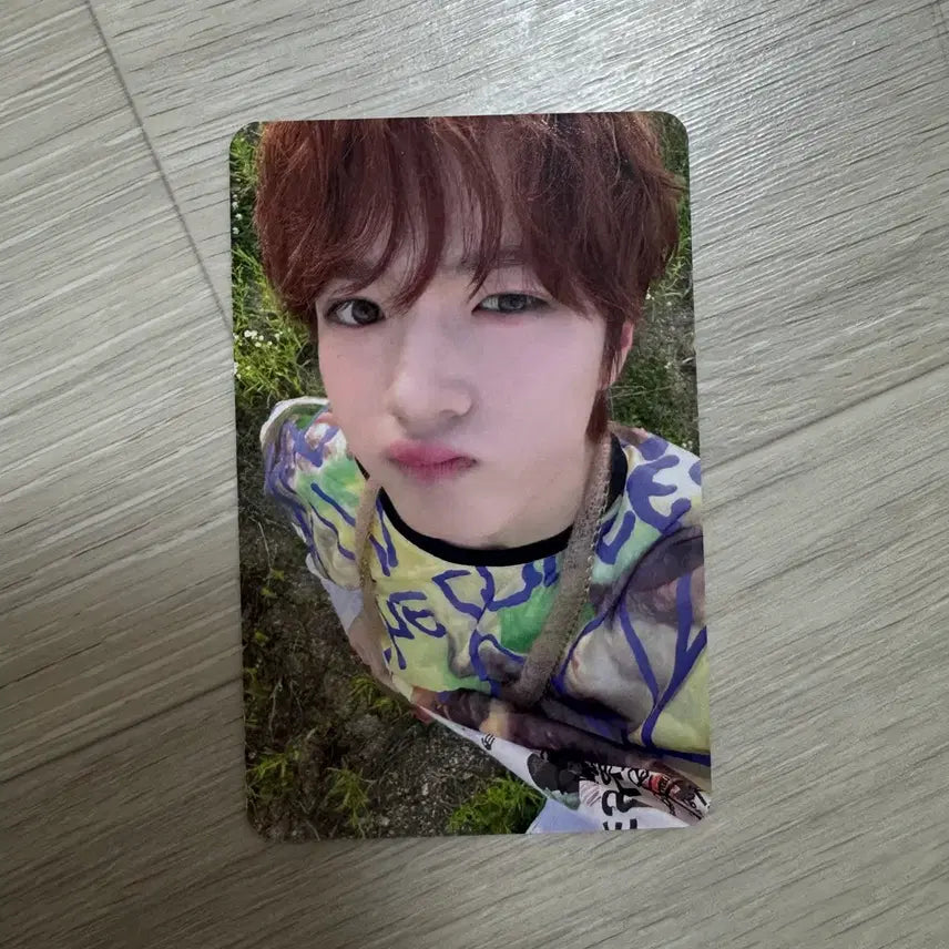 엔시티 위시 사쿠야 컬러 애플뮤직 포토카드 포카