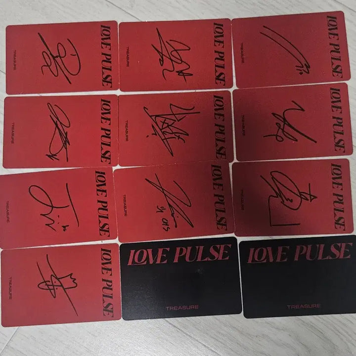 TREASURE Love Pulse 앨범 미개봉 + 포카