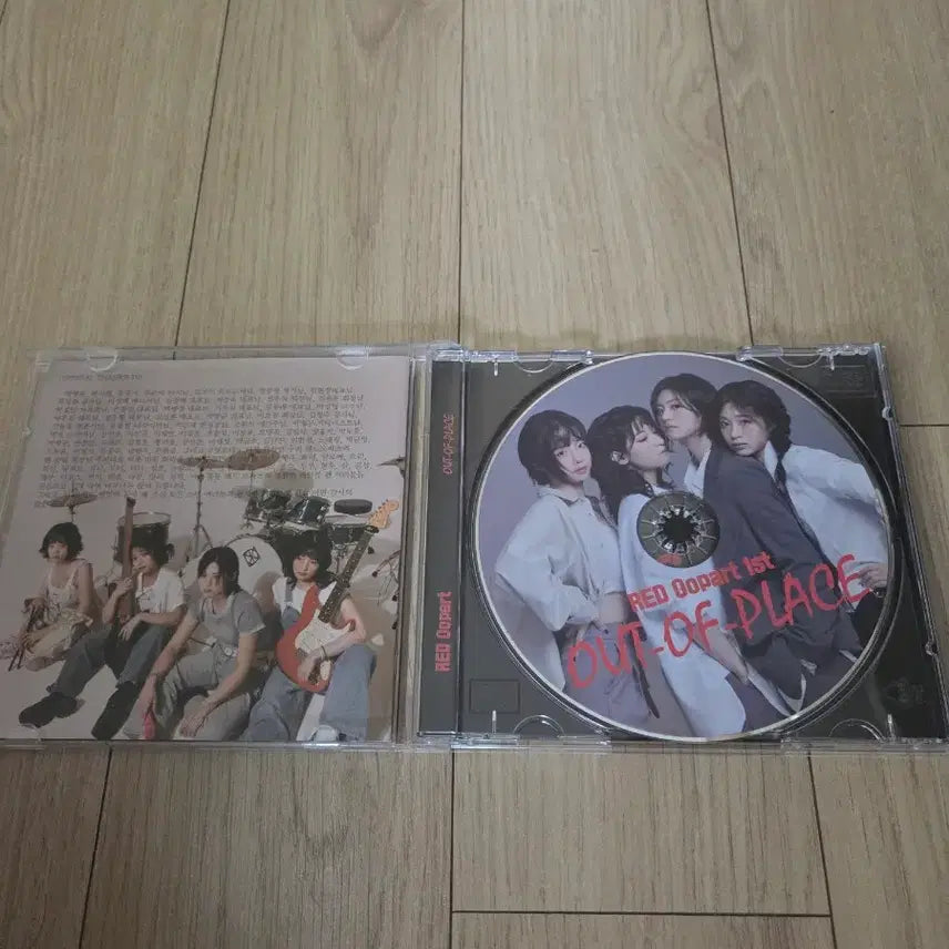 레드오파츠 red 0opart 친필싸인 비매앨범 홍보용 EP 밴드돌