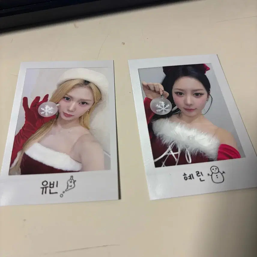 트리플에스 유빈 혜린 음방 1주차 폴라로이드