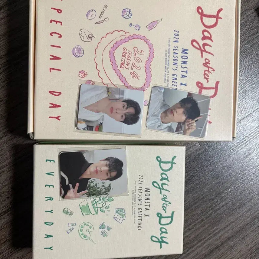 몬스타엑스 2024시그 일괄 포카있음 특전(?) 포카 포함