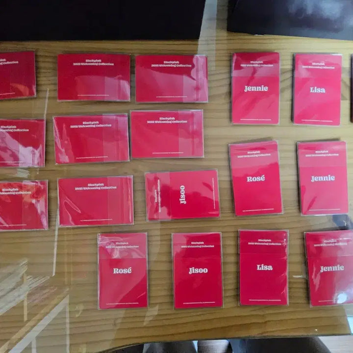 블랙핑크 2022 웰커밍 컬렉션 포카 세트 일괄