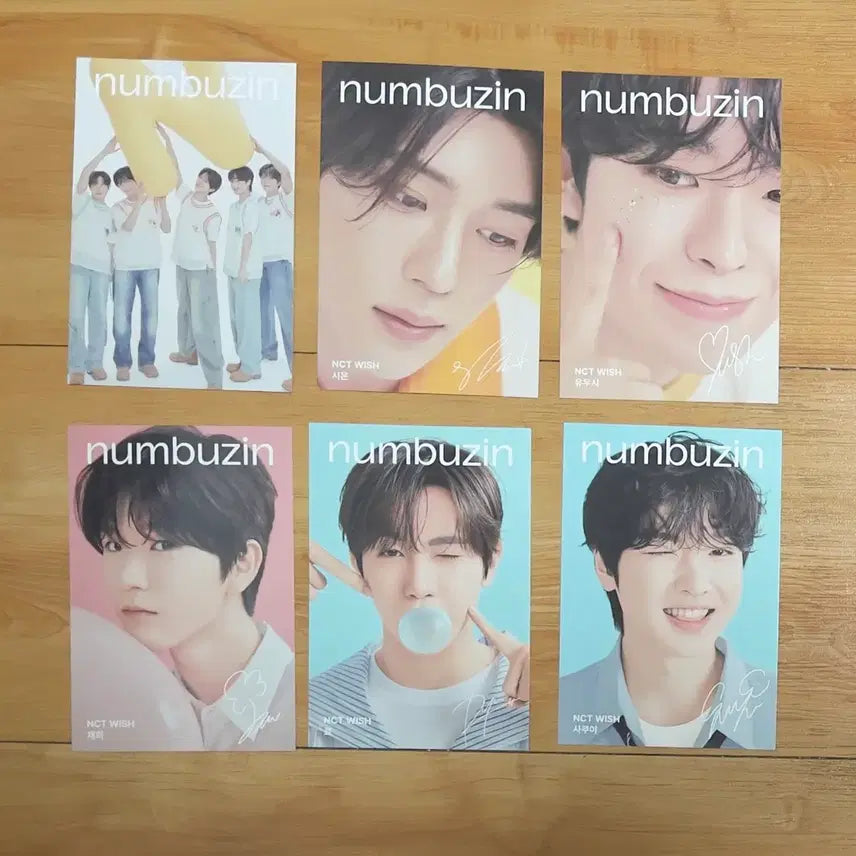 엔시티위시 넘버즈인 엽서 일괄