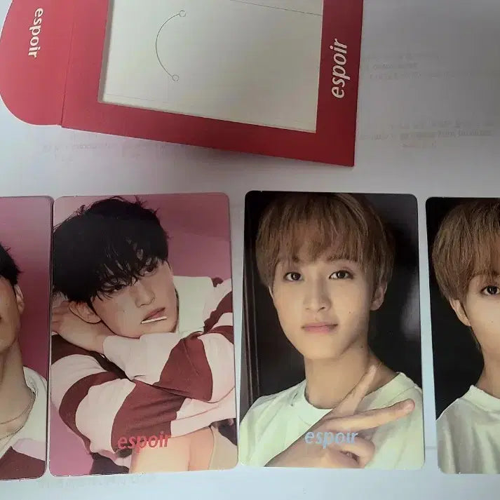 espoir 에스쁘아 NCT 마크 포토카드 미개봉