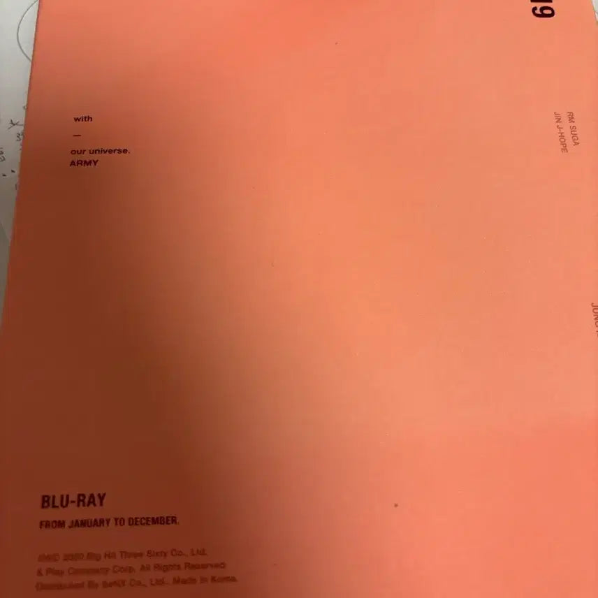 방탄소년단 2019 메모리즈 블루레이 지민포카BTS 2019 Memori