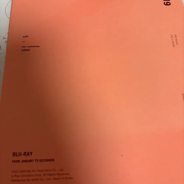 방탄소년단 2019 메모리즈 블루레이 지민포카BTS 2019 Memori