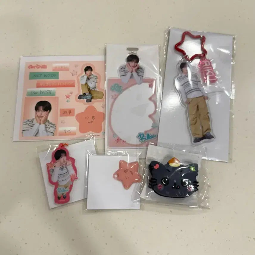 엔시티 위시 리쿠 일투 엠디 아크릴 키링 가챠