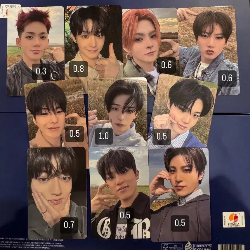 트레저 더세임 명동 포카 지훈 요시 준규 재혁 아사히 하루토 도영 정우