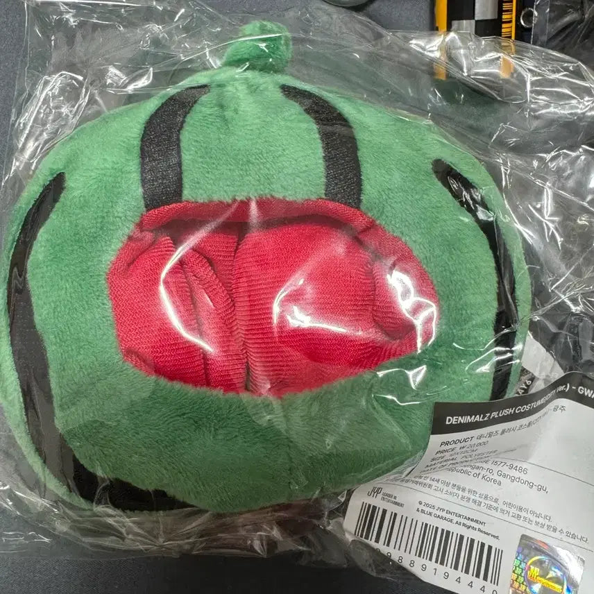 데이식스 데니멀즈 플러시 수박 코스튬