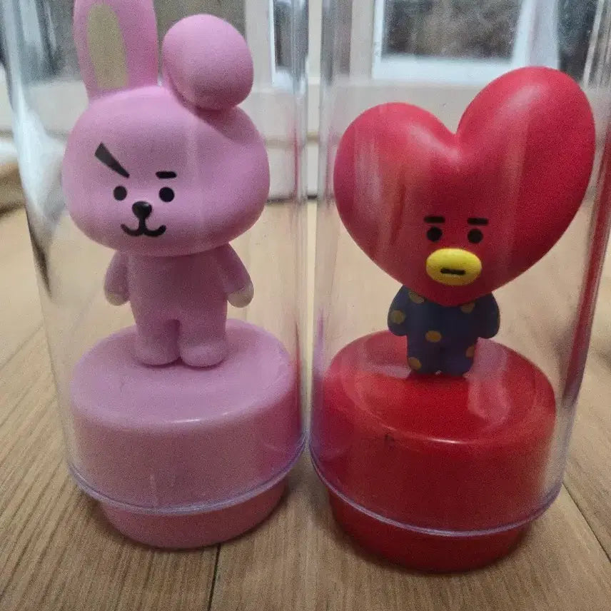 BT21 쿠키/타타 캐릭터 스탬프 피규어