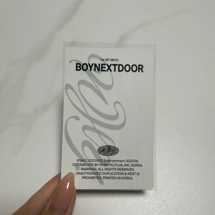 보넥도 태산 포카 보이넥스트도어 why