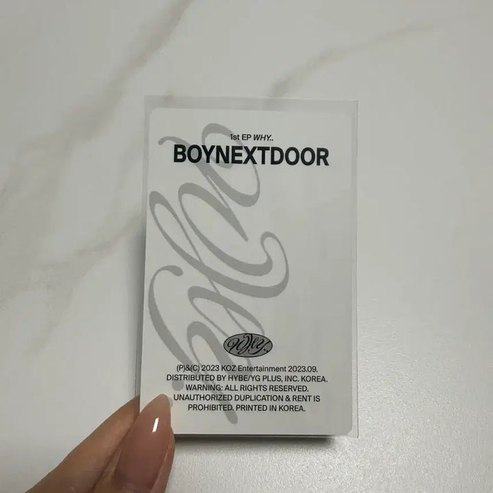 보넥도 태산 포카 보이넥스트도어 why