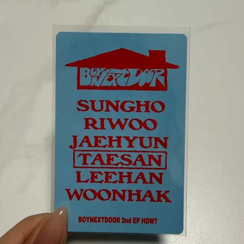 보넥도 태산 포카 보이넥스트도어 how