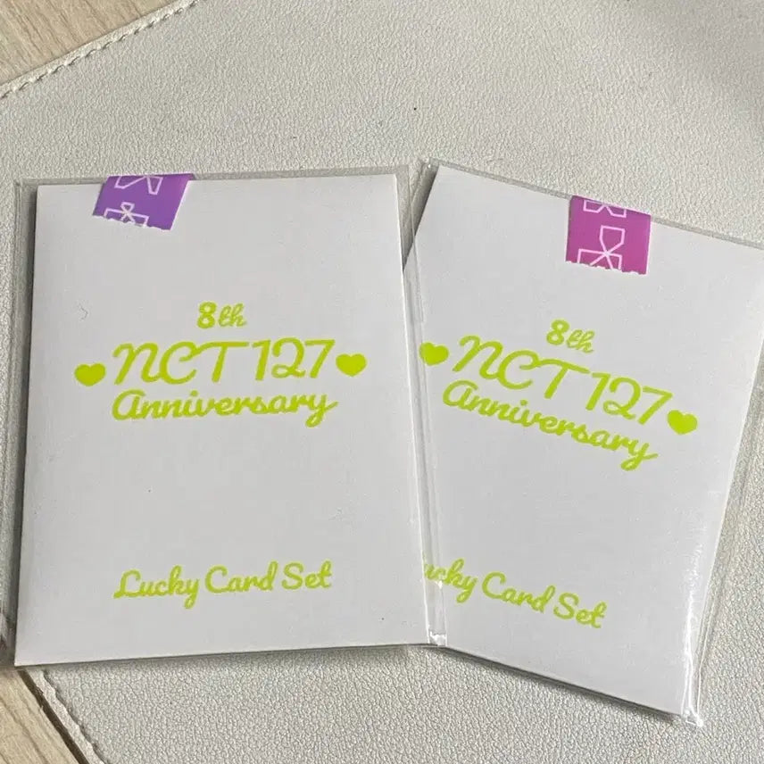 NCT127 8주년 럭키카드 세트 도영 해찬