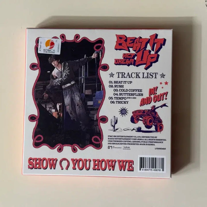 엔시티드림 지성 beat it up 디지팩 개봉앨범