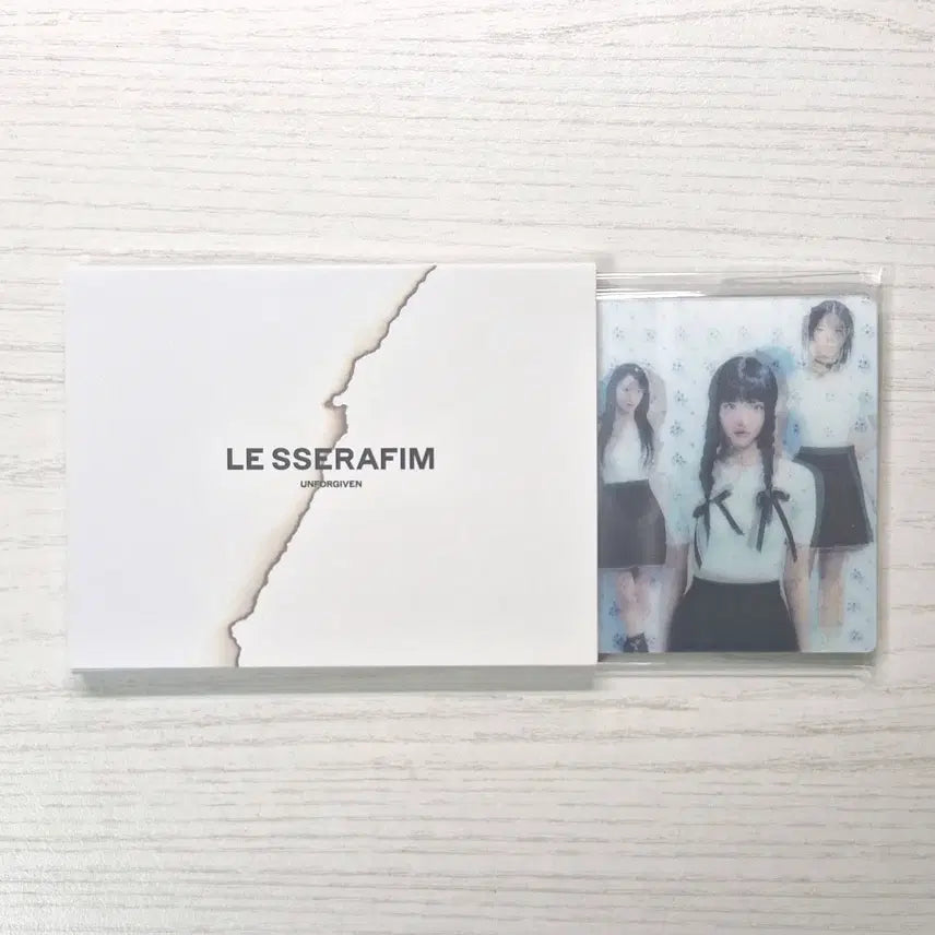 르세라핌 팝업 렌티큘러 포토카드 세트