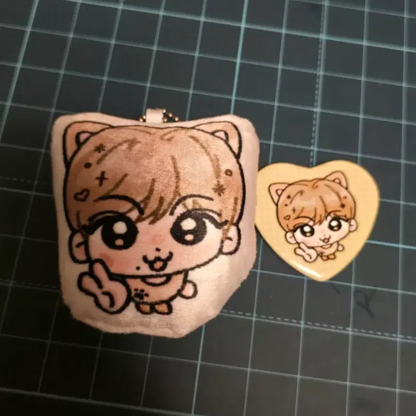 엔하이픈 정원 쿠션키링 핀버튼 양도