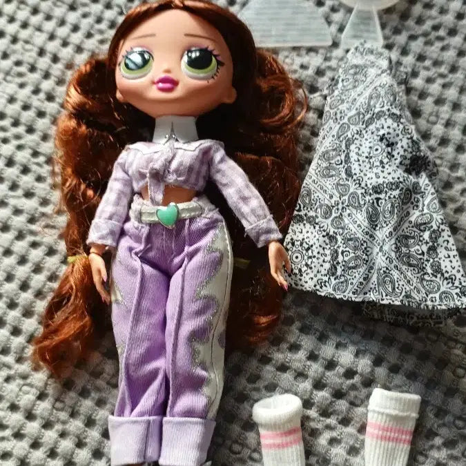 OMG 패셔니스타 퍼플 카우걸 인형