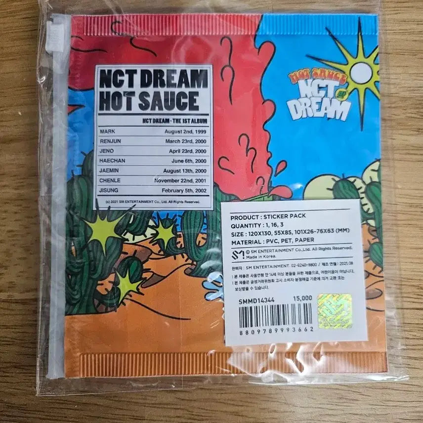[원가양도] 엔시티 드림 Hot Sauce 스티커 세트