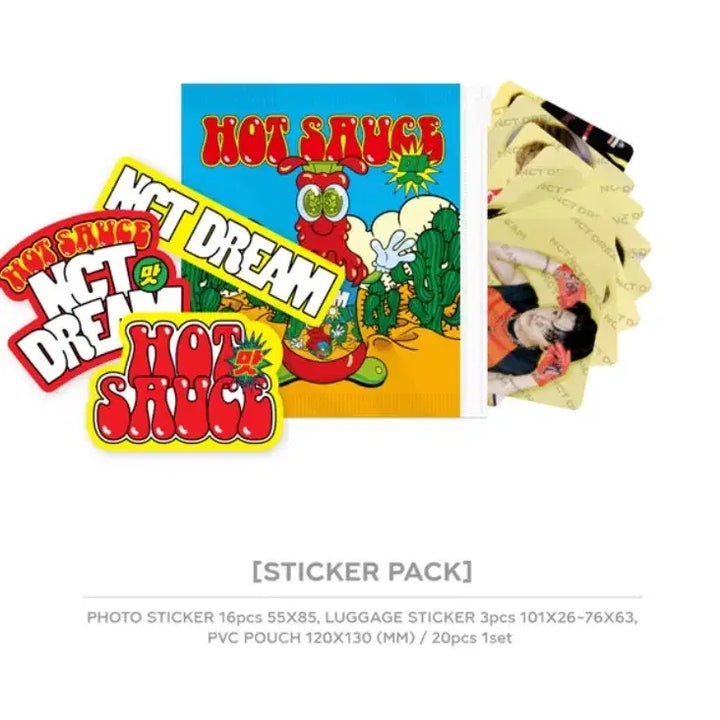 [원가양도] 엔시티 드림 Hot Sauce 스티커 세트