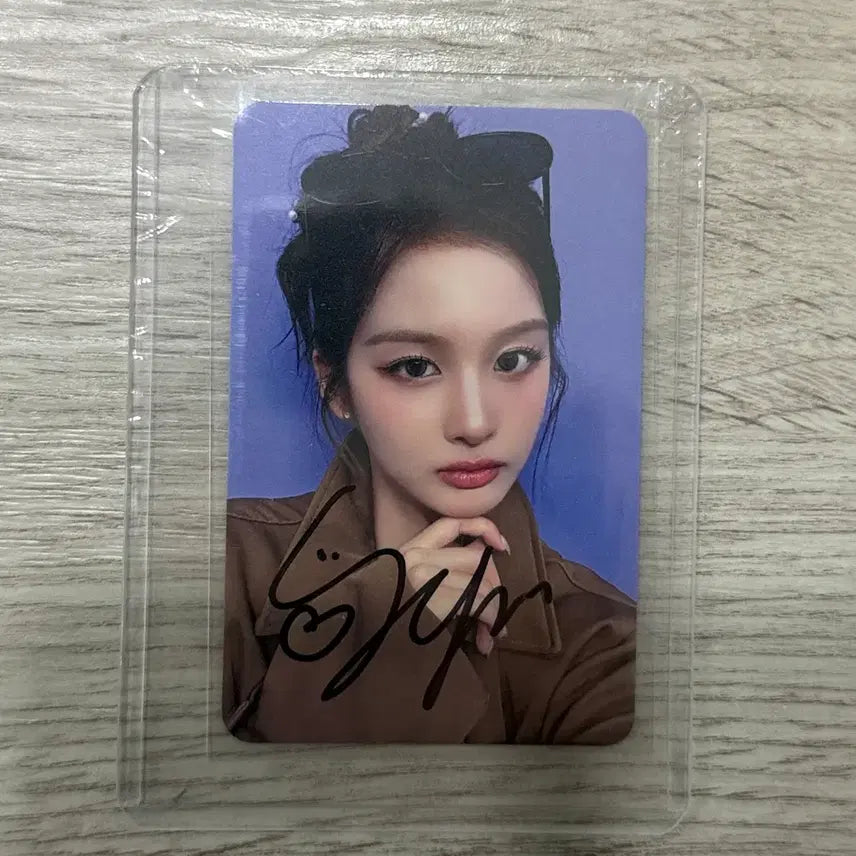 엔믹스 설윤 메이크스타 싸인포카 양도