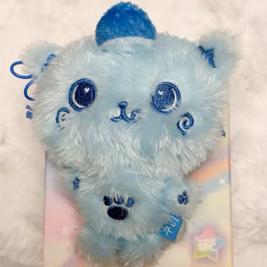 엔시티위시 컬러 위시돌 위부부 쿠리 블루 파랑 리쿠 인형 키링