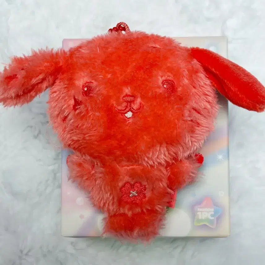 엔시티위시 컬러 위시돌 위부부 룐룐 레드 빨강 료인형 키링