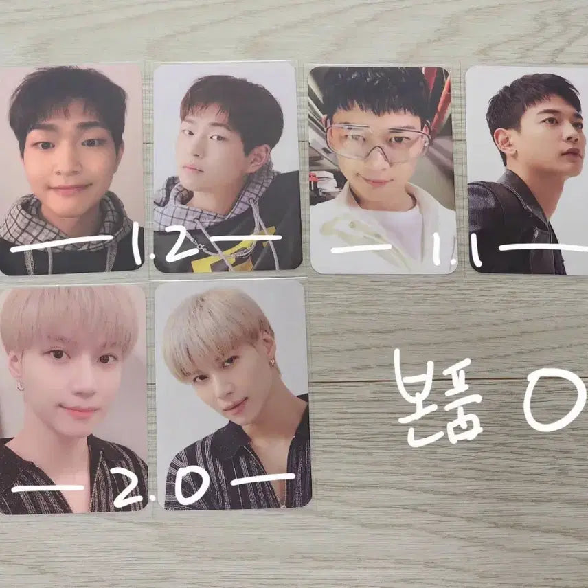 샤이니 2021 시즌그리팅 시그포토팩 온유 민호 태민 포카 포토카드