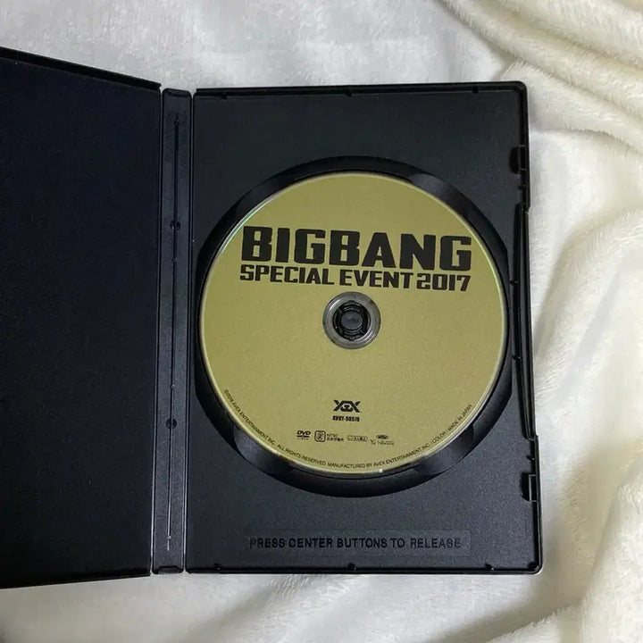 빅뱅 2017 일본 스페셜이벤트 dvd 디비디 앨범