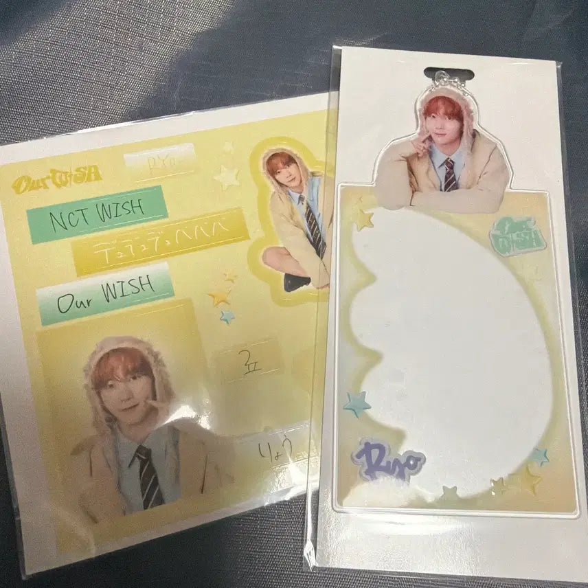 NCT WISH 랜덤토이 료 포토카드슬리브 + 스티커