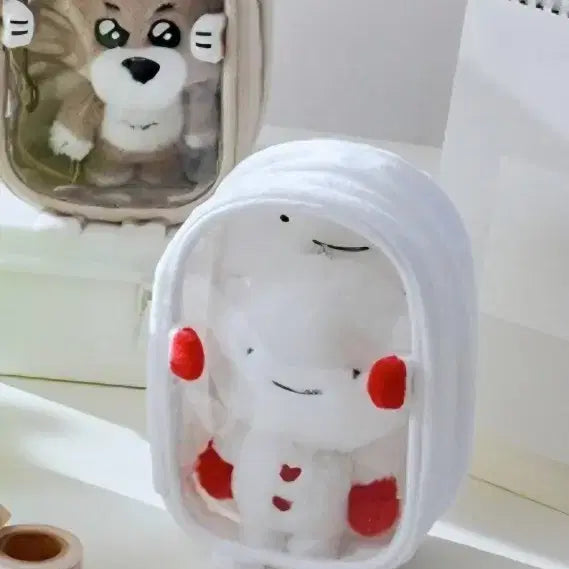 보넥도 쁘넥도 운아기 인형, 파우치 2종 세트 (정품)