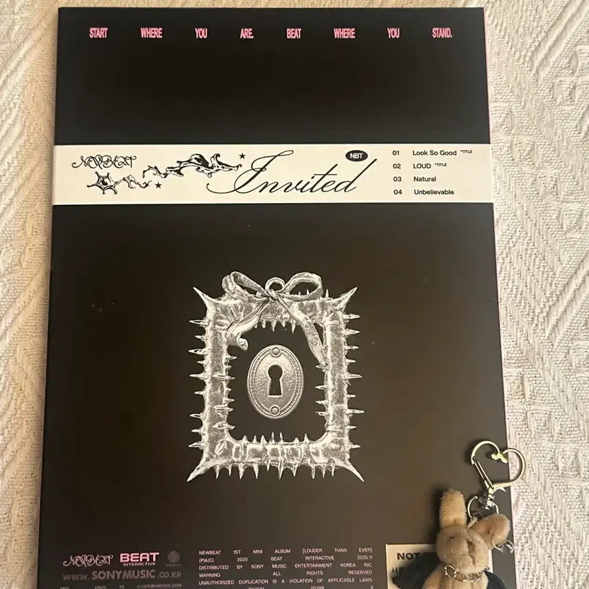 뉴비트 (NEW BEAT) 친필 싸인앨범