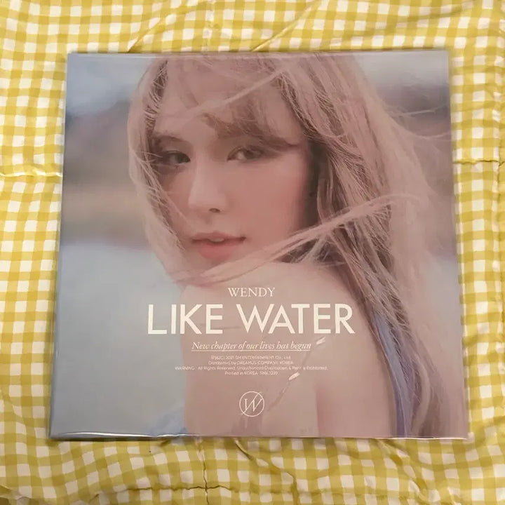 레드벨벳 웬디 Like Water 한정반 LP 미사용 판매
