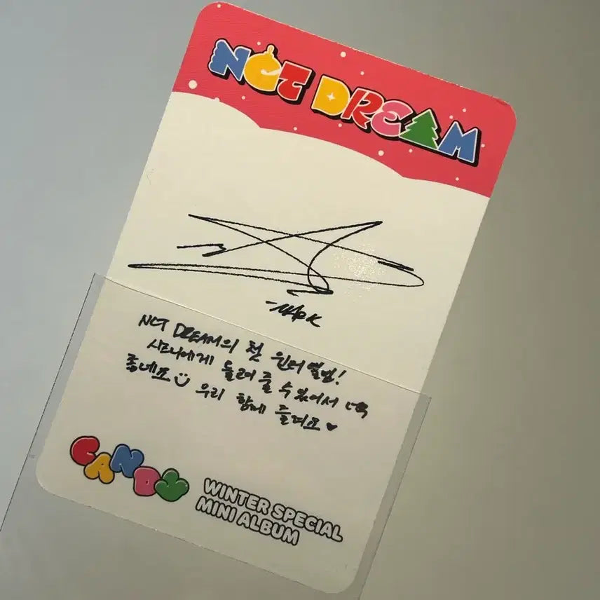 엔시티 캔디 앨범 마크 포카포함