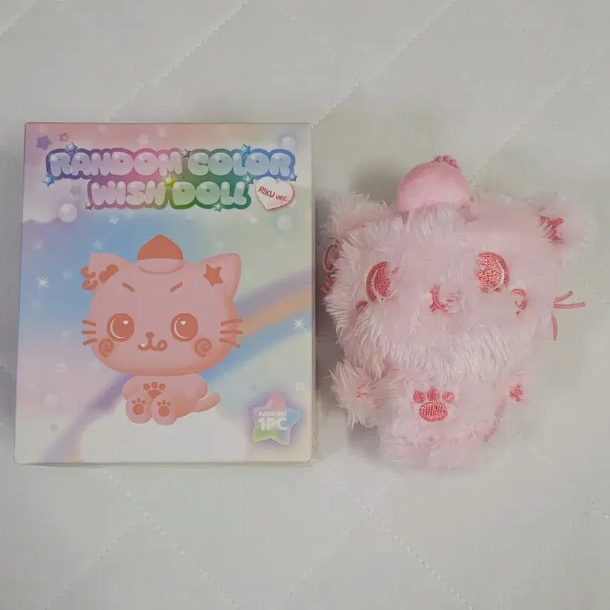 컬러 위시돌 핑크 쿠리 분홍 리쿠 엔시티위시 인형 키링