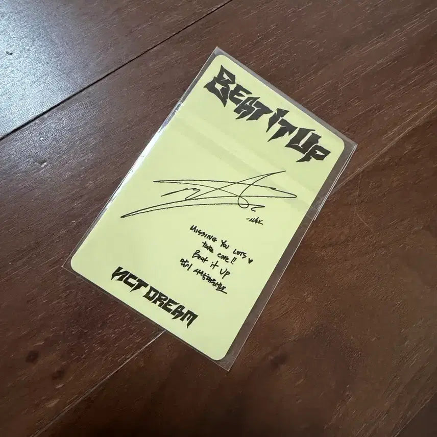 엔시티드림 마크 beat it up sheriff ver 포카