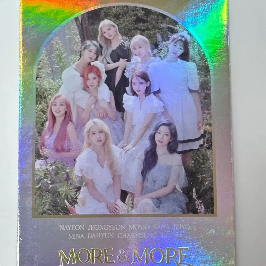 트와이스 more&more I cant stop me 홀로그램 포카