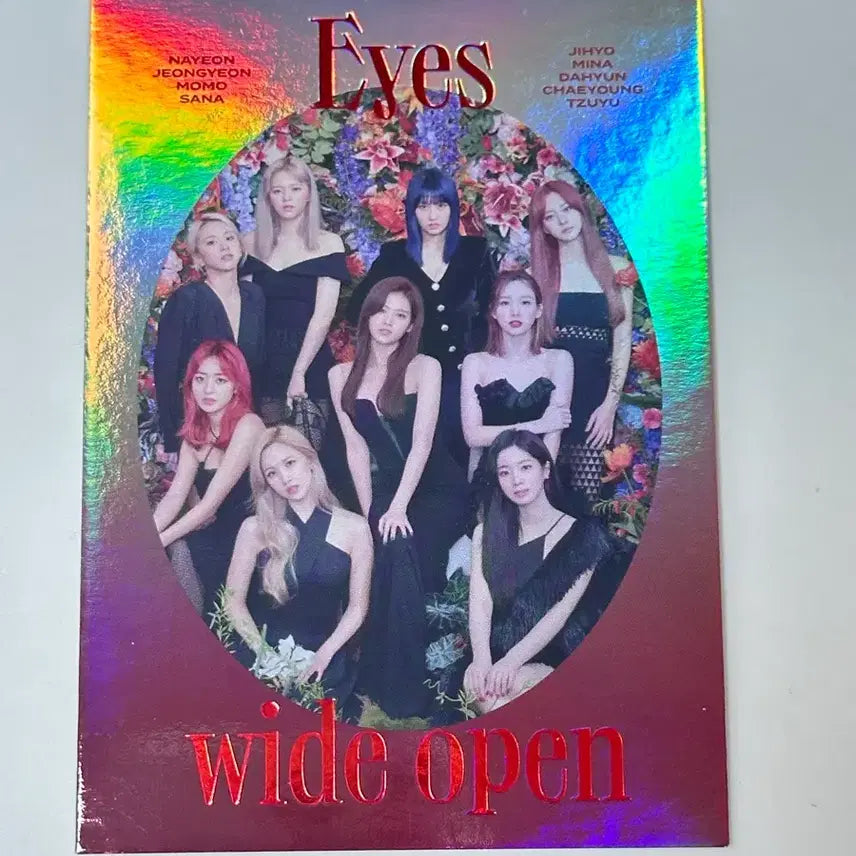 트와이스 more&more I cant stop me 홀로그램 포카