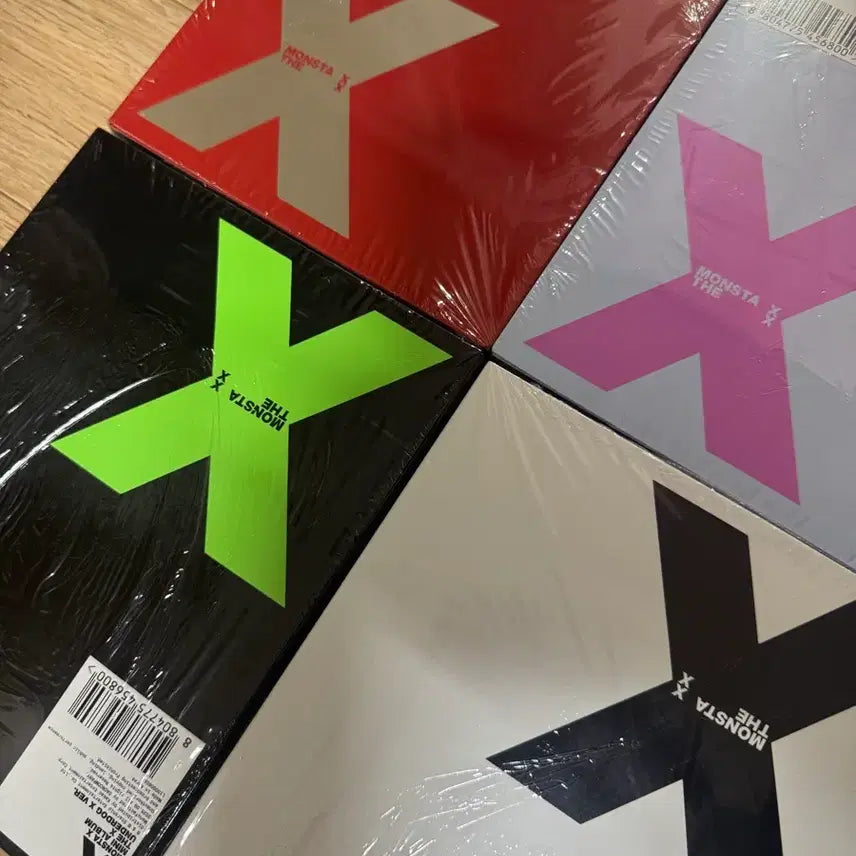 몬스타엑스 The X 앨범 (미개봉) 4종 1세트