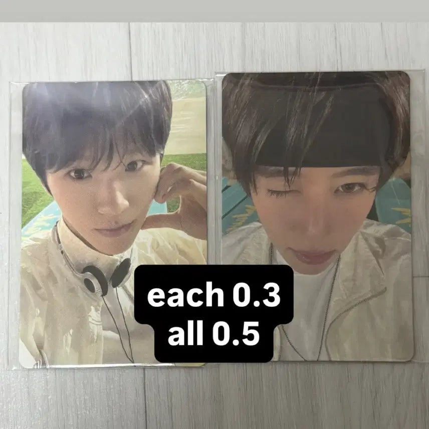 엔시티위시 컬러 엠디 5만원 포카 시온 재희 미개봉 미공포