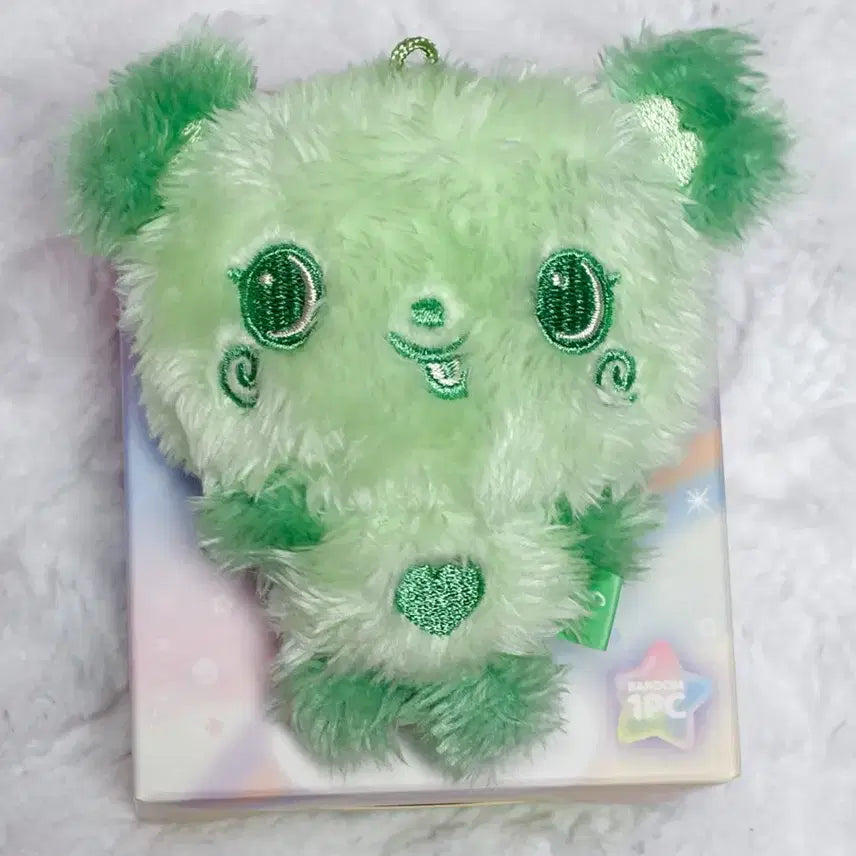 엔시티위시 컬러 위시돌 위부부 팡이 그린 초록 사쿠야 인형 키링