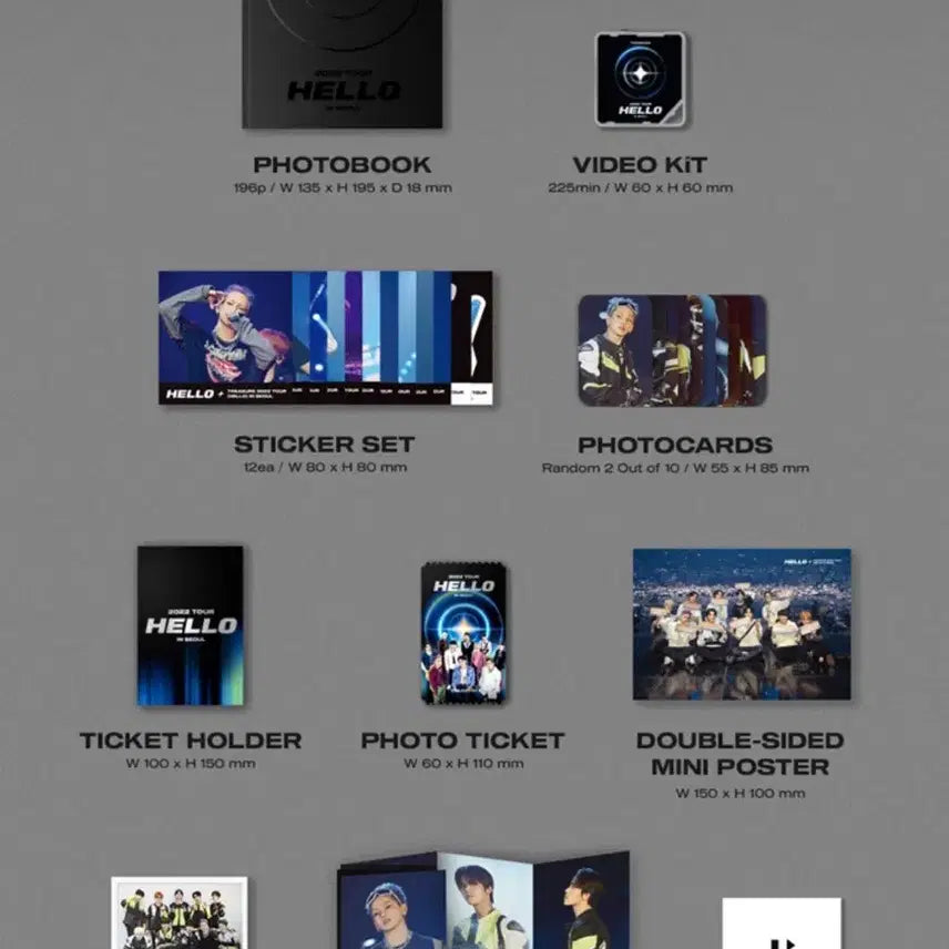 트레저 헬로 투어 키트 비디오 (풀구성, 특전 포함)