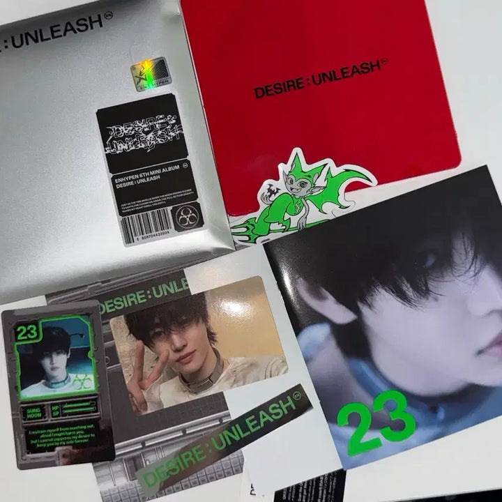 엔하이픈 Desire: Unleash 위버스반 + 성훈 포카 풀셋