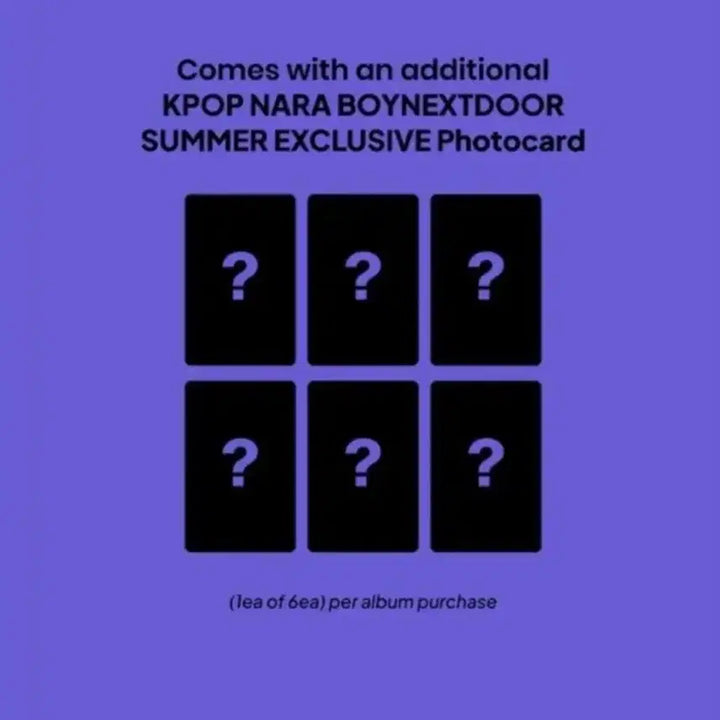 보이넥스트도어 보넥도 엘에이팬싸 특전 노장르 케이팝나라 세트 양도 판매