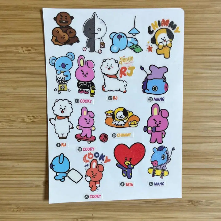 bt21 띠부씰
