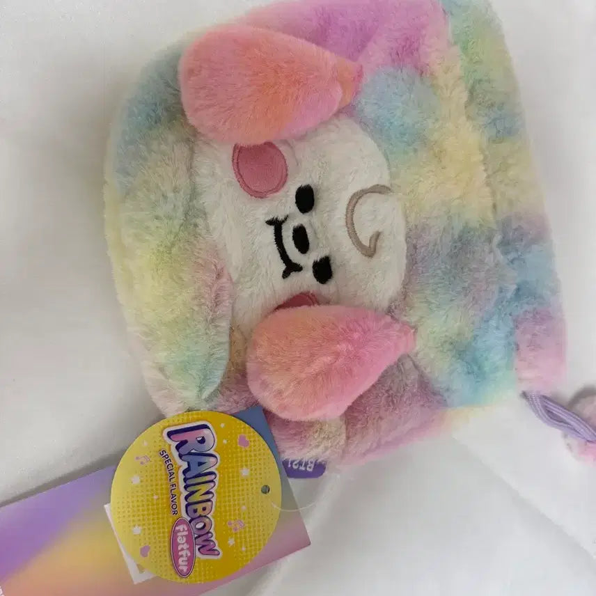 bt21 레인보우 플랫퍼 파우치 치미